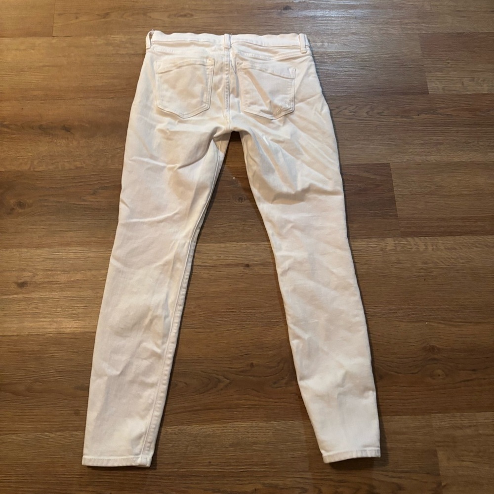 Women's White Jeans - Picture 5 of 7